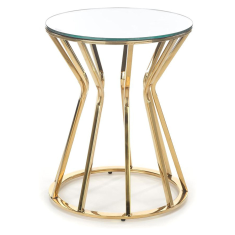 Konferenční stolek Afina S zrcadlo/zlatá BAUMAX