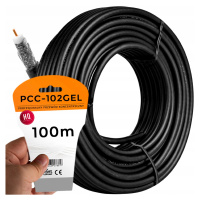 Koaxiální Anténní Kabel Černý Gel Cu Zemní Venkovní Kabel 100M