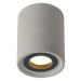 ACA Lighting stropní svítidlo 1XGU10 šedý beton D8,5XH10CM MONTE MK141S10G