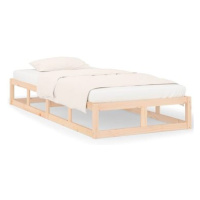 Rám postele 90 × 200 cm masivní dřevo, 820781