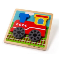 Bigjigs Toys vkládací puzzle Vláček