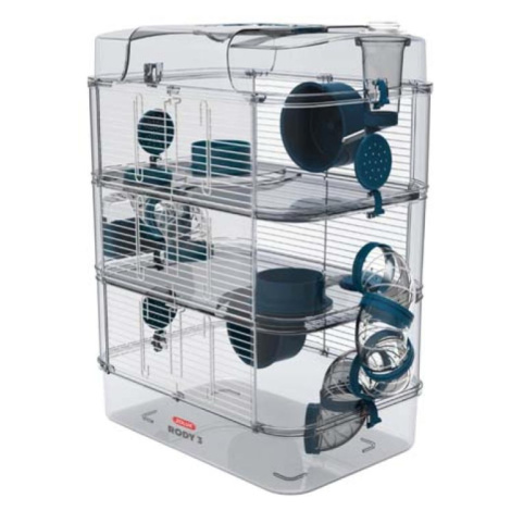 Zolux RODY3 SA klec TRIO BLUE 410x270x530mm