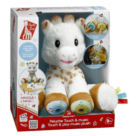 Vulli Dotyková & hrající plyšová hračka žirafa Sophie