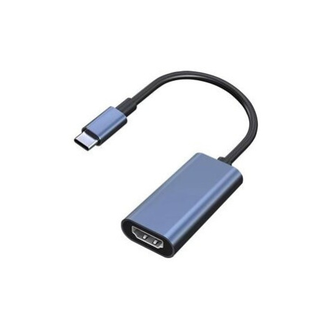 PremiumCord Převodník USB-C na HDMI, rozlišení 4K a FULL HD 1080p, kovové pouzdro