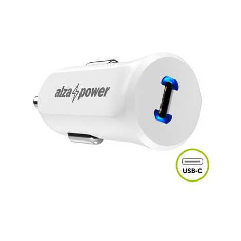 AlzaPower Car Charger P310 USB-C Power Delivery 27W bílá