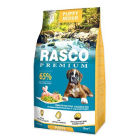 Granule RASCO Premium Puppy Medium kuře s rýží 3 kg