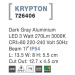 Nova Luce Vestavné venkovní svítidlo KRYPTON - 3 W, 270 lm, 55x80x135 mm, šedá NV 726406