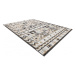 Dywany Łuszczów Kusový koberec Cooper Sisal Aztec 22218 ecru/black – na ven i na doma - 140x190 