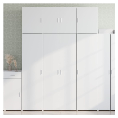 vidaXL Skříň highboard bílá 80 x 42,5 x 249 cm kompozitní dřevo