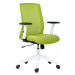 Kancelářská židle na kolečkách Antares NOVELLO WHITE –  s područkami, více barev Zelená