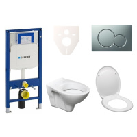 Cenově zvýhodněný závěsný WC set Geberit do lehkých stěn / předstěnová montáž+ WC S-Line S-line 