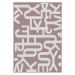 GDmats koberce Designový kusový koberec Letters od Jindřicha Lípy - 120x170 cm