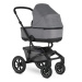 EASYWALKER Kombinovaný kočárek Jimmey Iris Grey XXL AIR + RWS + Jackey XL Shadow Black