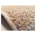 Vopi koberce Kusový koberec Color shaggy béžový ovál - 400x500 cm