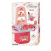 Écoiffier dětský přebalovací stolek s kuchyňkou Nursery 2870 růžovo-bílý
