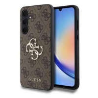 Guess hard kryt na Samsung Galaxy A35 5G Hnědý 4G Big Metal Logo