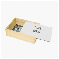 Dřevěná krabička, Tvůj text, 12x17 cm