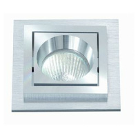 BPM Vestavné svítidlo Aluminio Plata, kartáčovaný hliník 1x50W, 12V 4780 3070