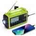 Solární Rádio 5000mAh Fm/am/dab+ Rds LCD Svítilna