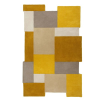 Žluto-béžový vlněný koberec Flair Rugs Collage, 120 x 180 cm