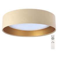 LED Stmívatelné stropní svítidlo SMART GALAXY LED/24W/230V béžová/zlatá + DO