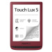 Pocketbook elektronická čtečka knih 628 Touch Lux 5 red