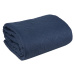 Přehoz na sedačku - pohovku - postel VERCA modrá 200x220 cm Mybesthome