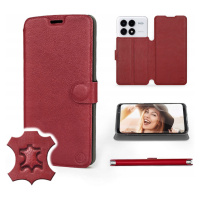 Pouzdro Mobiwear pro Xiaomi Poco F6 Pro Dark Red Lea