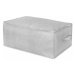 Compactor Úložný box na peřinu a textil Boston, 50 x 70 x 30 cm, šedá