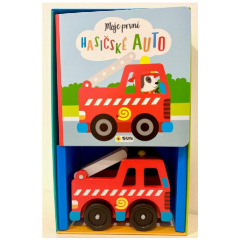 Moje první Hasičské auto - Dárkový box kniha s hračkou SUN