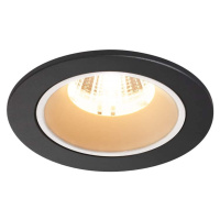 SLV BIG WHITE NUMINOS DL S vnitřní LED zápustné stropní svítidlo černá/bílá 2700 K 20° včetně li