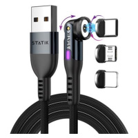 Statik 360 2.0 USB kabel (0,9m) s magnetickými koncovkami