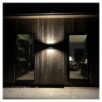 The Light Group SLC Shadow LED venkovní nástěnné up/down 2x Schuko