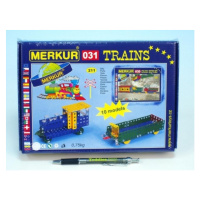 Merkur Toys Stavebnice Merkur 031 Železniční modely 10 modelů 211ks v krabici