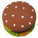 Hračka DF Latex hamburger se zvukem 8cm