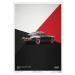 Umělecký tisk Porsche 911 RS - Black - Limited Poster, Automobilist, 50 × 70 cm