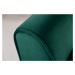 LuxD Designová lavice Dafina 90 cm samet smaragdová zelená
