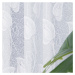 Dekorační krátká vzorovaná záclona na žabky NORA 160 bílá 500x160 cm MyBestHome