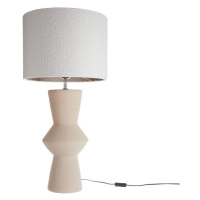 FREJA Stolní lampa 70 cm - béžová/bílá