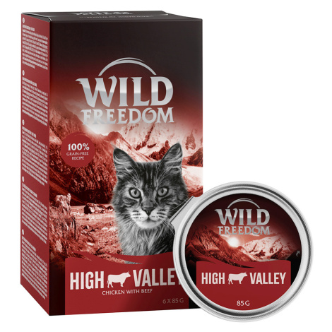 Výhodné balení Wild Freedom Adult vaničky 24 x 85 g - farmlands - hovězí a kuřecí