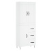 vidaXL Skříň highboard bílá 69,5 x 34 x 180 cm kompozitní dřevo