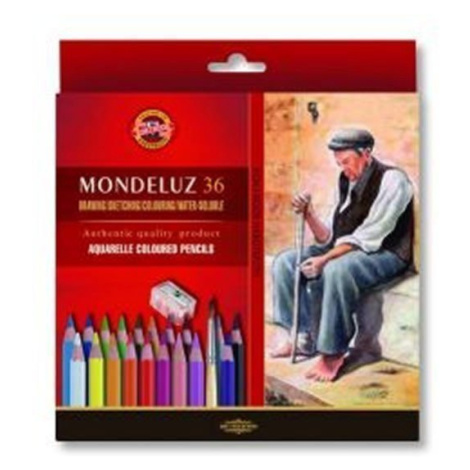 Koh-i-noor pastelky akvarelové umělecké MONDELUZ art souprava 36 ks Kohinoor