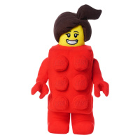 LEGO® plyšák Dívka v převleku červené kostičky