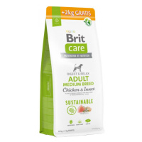 Brit Care Dog Sustainable Adult Medium Breed 12+2kg