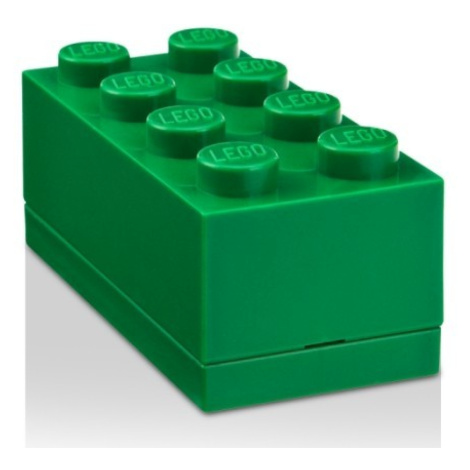 Lego® mini box 45x91x42 tmavě zelený