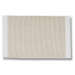 Bílo-béžová textilní koupelnová předložka 50x80 cm Grid – Mette Ditmer Denmark