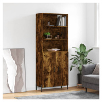 vidaXL Skříň highboard kouřový dub 69,5 x 34 x 180 cm kompozitní dřevo