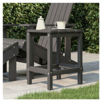 Zahradní stolek Adirondack antracitový 38 x 38 x 46 cm HDPE