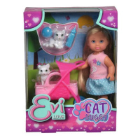 Simba Panenka Evička s kočárkem pro kočičky