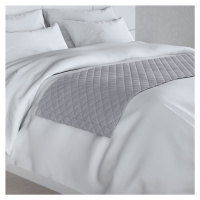 Dekoria Hotelový přehoz na postel- běhoun Velvet, stříbro-šedá, 200 x 60 cm, Velvet, 704-24